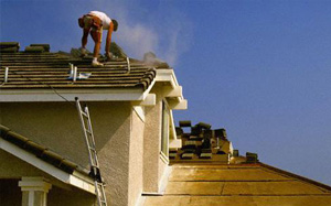 image of roof repairs